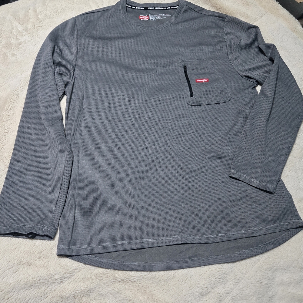 Wrangler Workwear Performance THERMAL TOP Base Layer  Grey Size 2XL